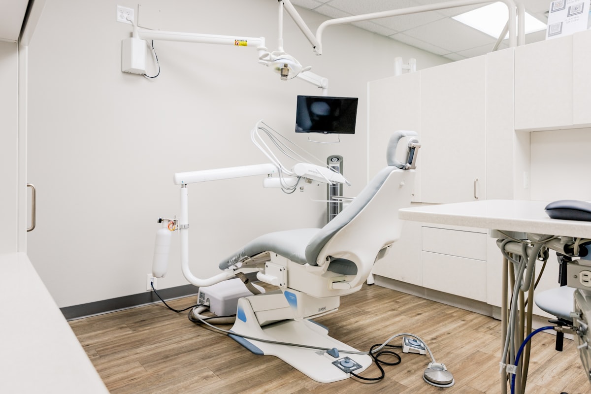 Consultation area with imaging screen